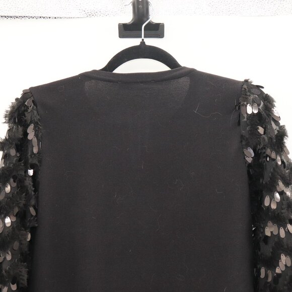 NWT Siani Milano Black Beaded Cardigan Size Small - Picture 8 of 8